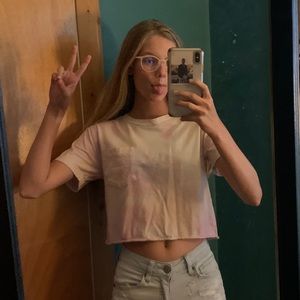 Victoria secret pink crop top